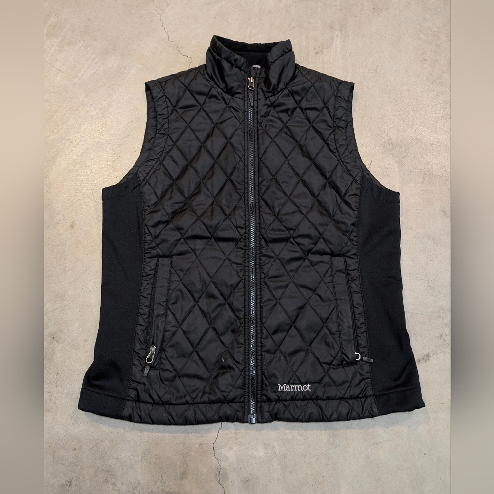Marmot Black Quilted Vest